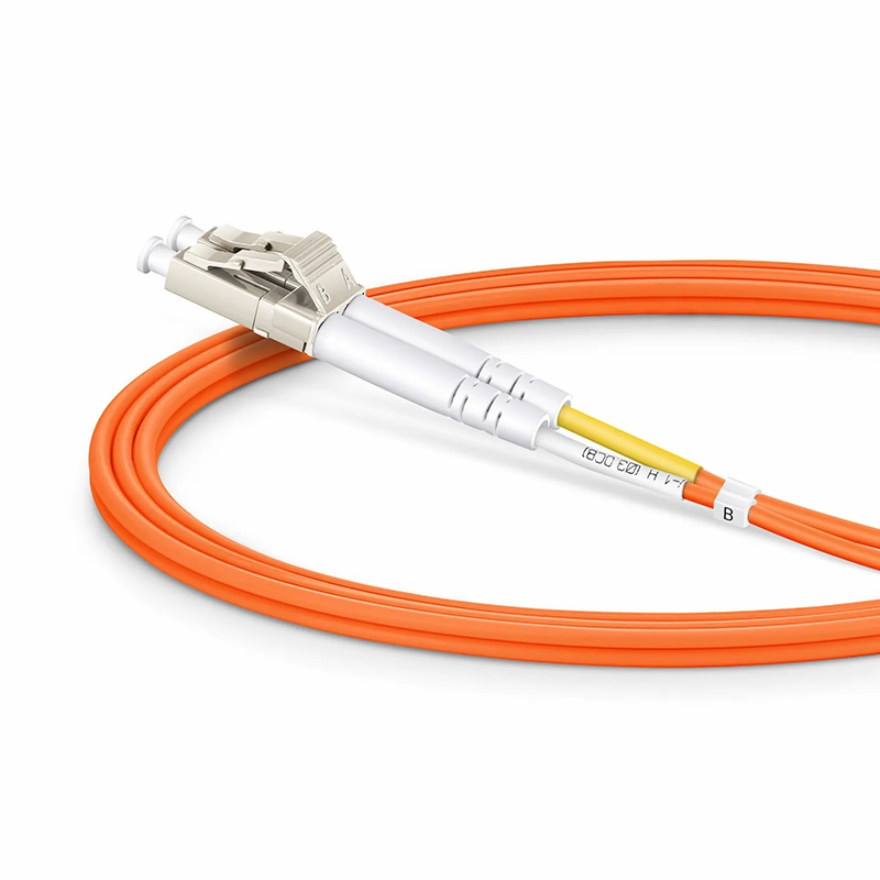 SFPS 1m (3ft) Fiber Patch Cable, 2 Fibers, G.651, LC UPC Duplex to SC UPC Duplex, Multimode (OM1), Riser (OFNR), 2.0mm, Tight-Buffered, Orange