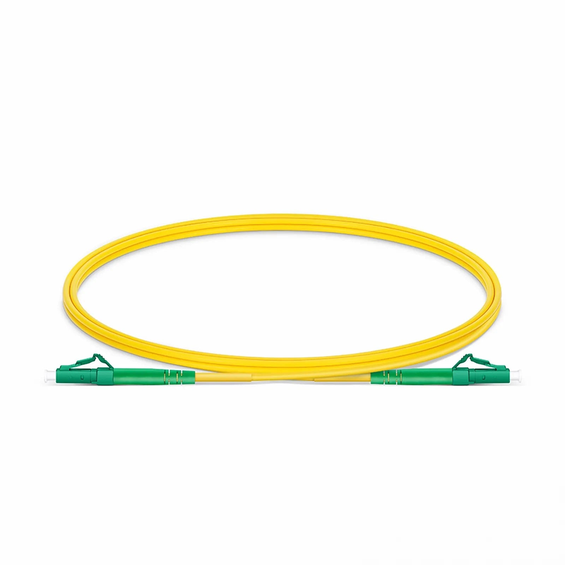 SFPS 1m (3ft) Fiber Patch Cable, 1 Fiber, LC APC Simplex to LC APC Simplex, Single Mode (OS2), Riser (OFNR), 2.0mm, Tight-Buffered, Yellow, 10 Pcs/Pack