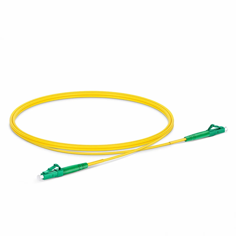 SFPS 1m (3ft) Fiber Patch Cable, 1 Fiber, LC APC Simplex to LC APC Simplex, Single Mode (OS2), Riser (OFNR), 2.0mm, Tight-Buffered, Yellow