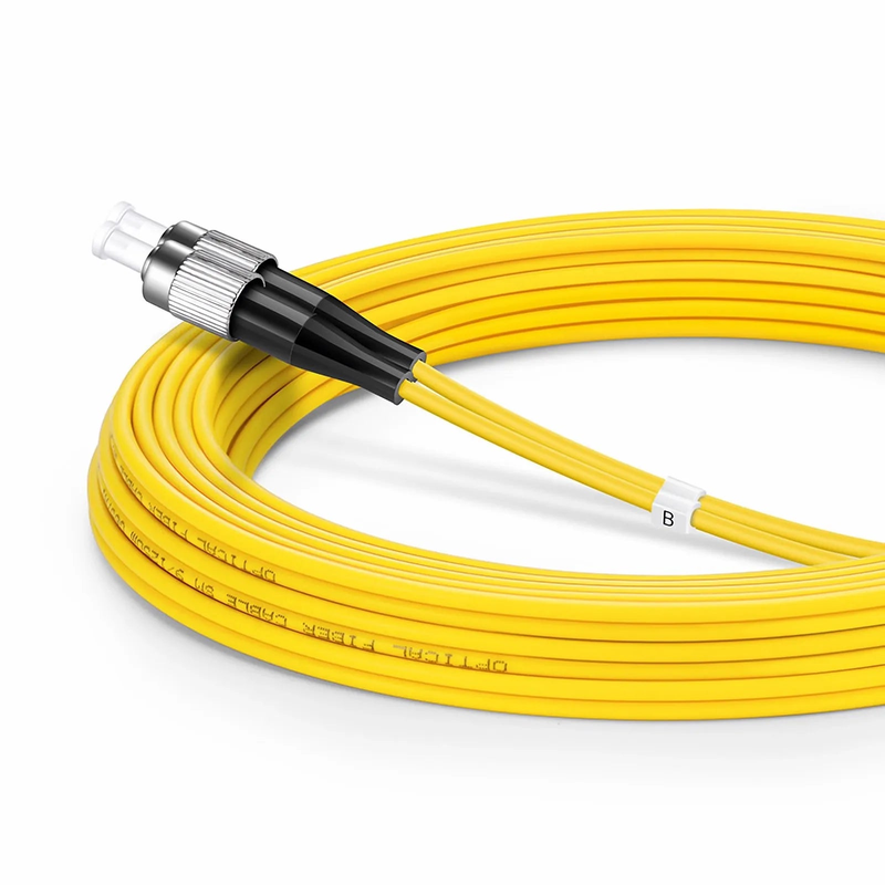 SFPS 5m (16ft) Fiber Patch Cable, 2 Fibers, LC UPC Duplex to FC UPC, Single Mode (OS2), Riser (OFNR), 2.0mm, Tight-Buffered, Yellow