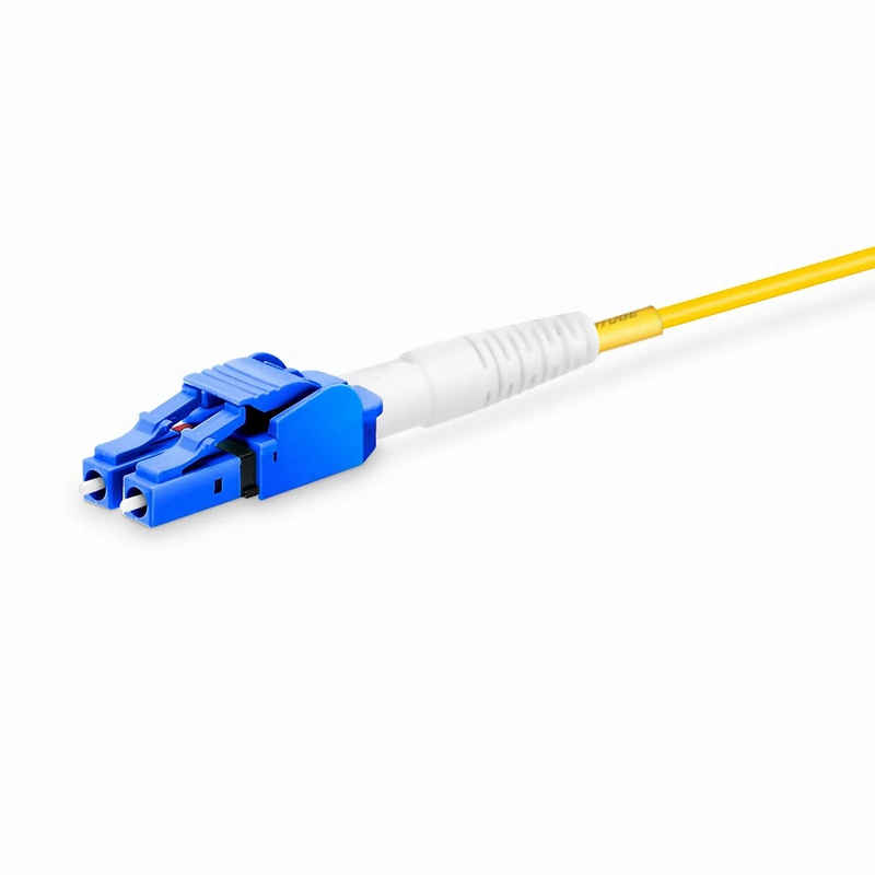SFPS 1m (3ft) Fiber Patch Cable, 2 Fibers, LC UPC Duplex to LC UPC Duplex Switchable Clip Uniboot, Single Mode (OS2), Riser (OFNR), 2.0mm, Yellow