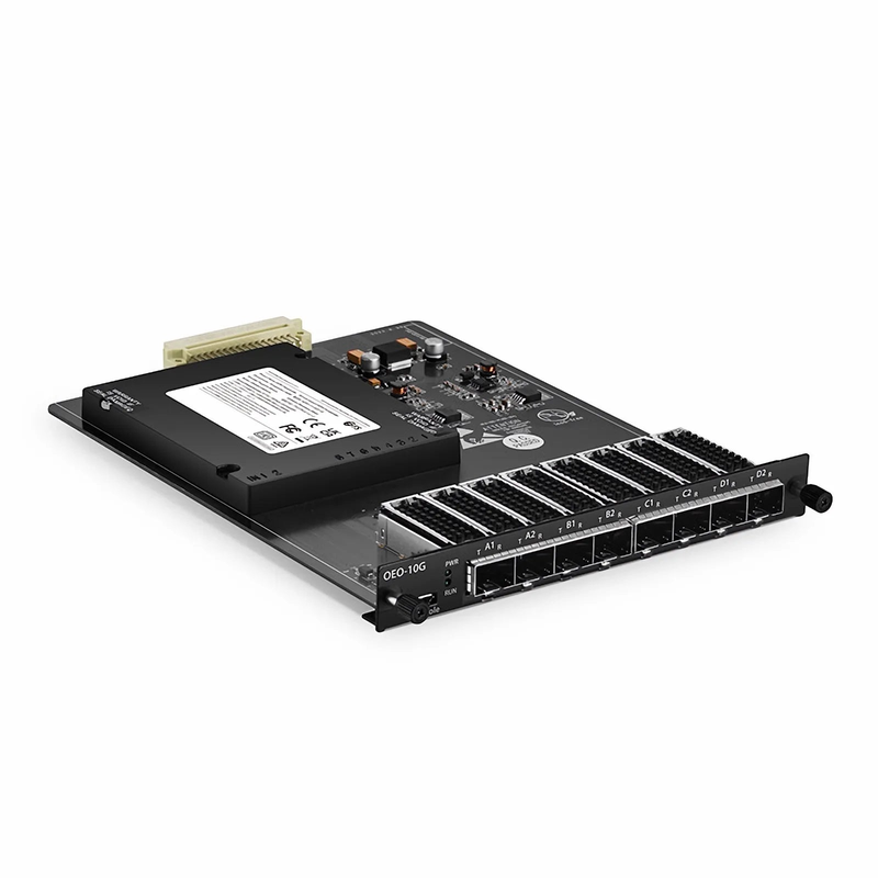 SFPS FMT4DL-OEO10GSFP, 4 Channels WDM Transponder (Converter) for FMT Managed Chassis, 8 SFP/SFP+ Slots
