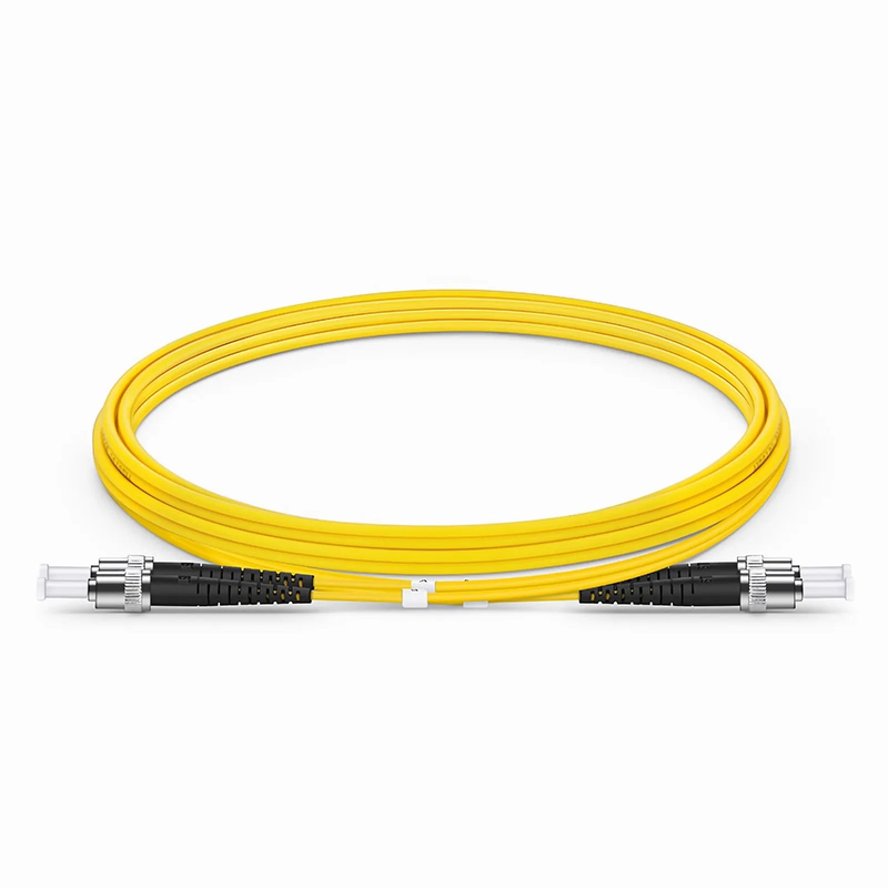 SFPS 2m (7ft) Fiber Patch Cable, 2 Fibers, ST UPC to ST UPC, Single Mode (OS2), Riser (OFNR), 2.0mm, Tight-Buffered, Yellow