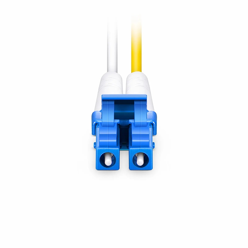 SFPS 1m (3ft) Fiber Patch Cable, 2 Fibers, LC UPC Duplex to LC UPC Duplex, Single Mode (OS2), Riser (OFNR), 2.0mm, Tight-Buffered, Yellow, 10 Pcs/Pack