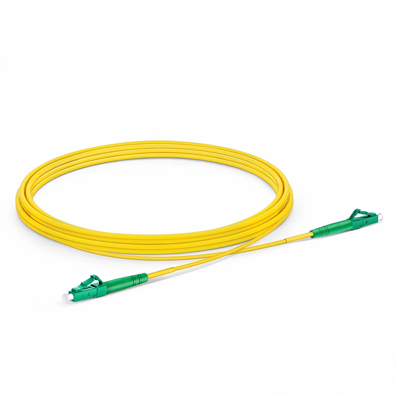 SFPS 3m (10ft) Fiber Patch Cable, 1 Fiber, LC APC Simplex to LC APC Simplex, Single Mode (OS2), Riser (OFNR), 2.0mm, Tight-Buffered, Yellow, 10 Pcs/Pack