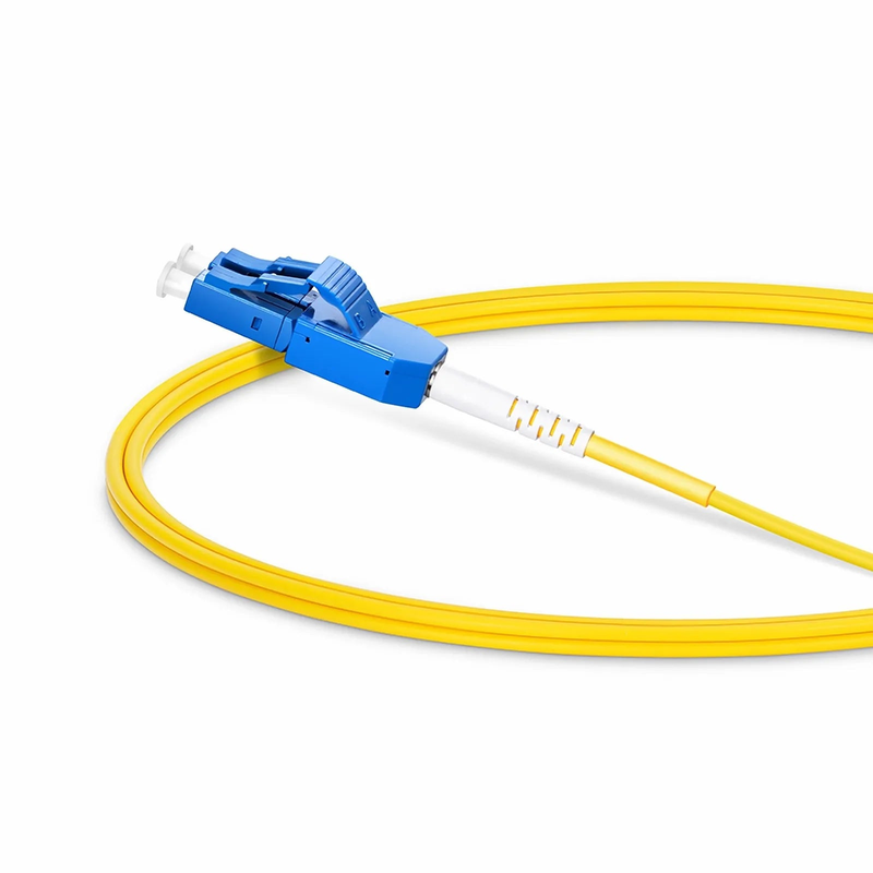 SFPS 1m (3ft) Fiber Patch Cable, 2 Fibers, LC UPC Duplex to LC UPC Duplex Standard Clip Uniboot, Single Mode (OS2), Riser (OFNR), 2.0mm, Yellow