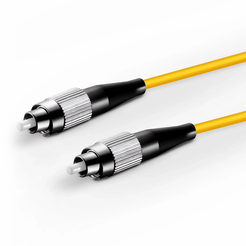 SFPS 1m (3ft) Fiber Patch Cable, 1 Fiber, FC UPC Simplex to FC UPC Simplex, Single Mode (OS2), Riser (OFNR), 2.0mm, Tight-Buffered, Yellow
