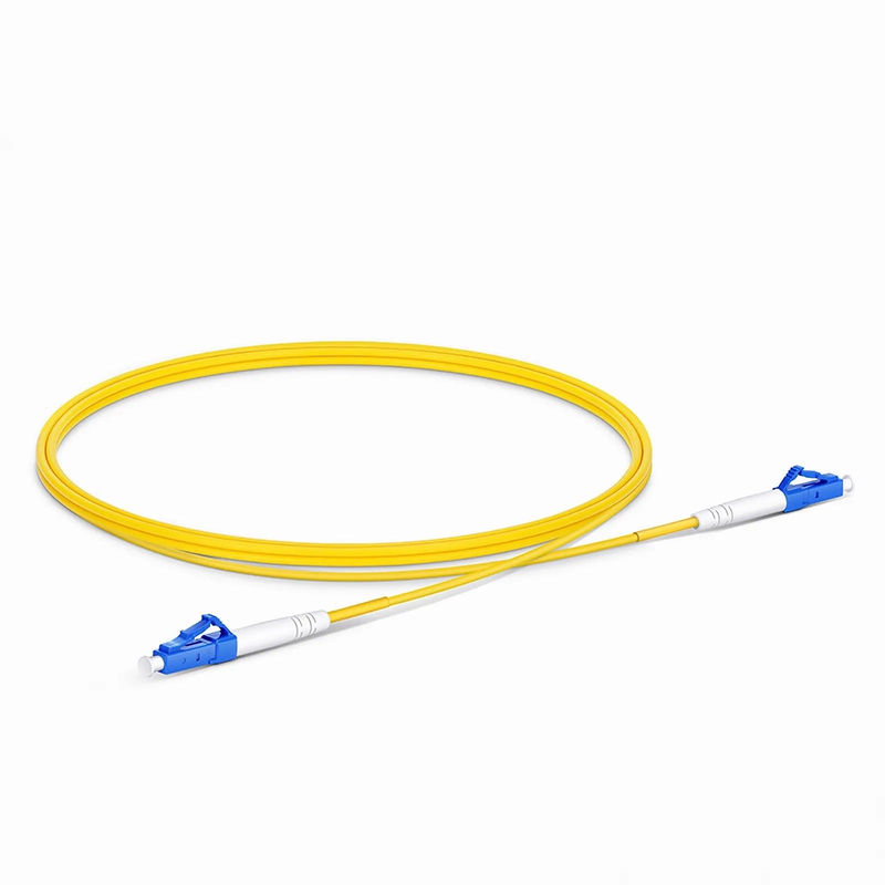 SFPS 1m (3ft) Fiber Patch Cable, 1 Fiber, LC UPC Simplex to LC UPC Simplex, Single Mode (OS2), Riser (OFNR), 2.0mm, Tight-Buffered, Yellow, 10 Pcs/Pack