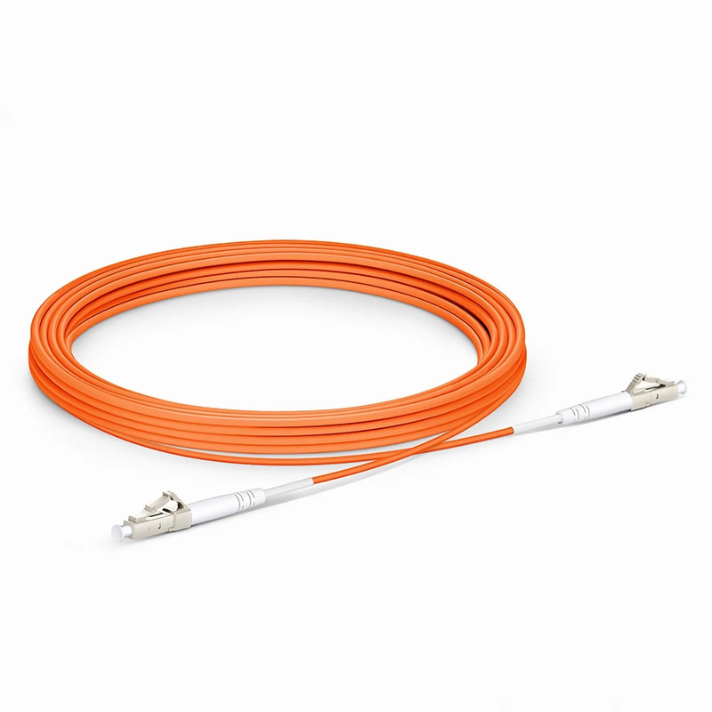 SFPS 5m (16ft) Fiber Patch Cable, 1 Fiber, G.651, LC UPC Simplex to LC UPC Simplex, Multimode (OM1), Riser (OFNR), 2.0mm, Tight-Buffered, Orange