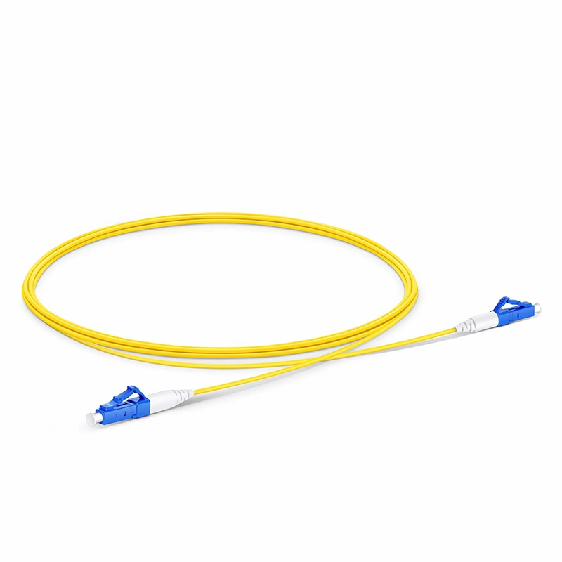 SFPS 2m (7ft) Fiber Patch Cable, 1 Fiber, LC UPC Simplex to LC UPC Simplex, Single Mode (OS2), Riser (OFNR), 1.2mm, Tight-Buffered, Yellow
