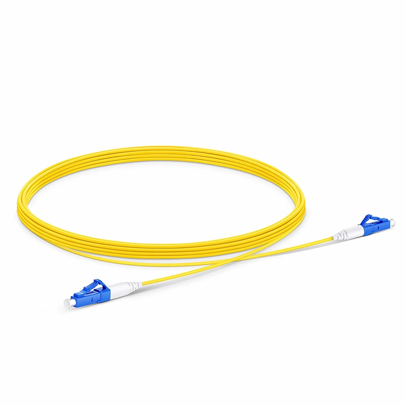 SFPS 5m (16ft) Fiber Patch Cable, 1 Fiber, LC UPC Simplex to LC UPC Simplex, Single Mode (OS2), Riser (OFNR), 1.2mm, Tight-Buffered, Yellow