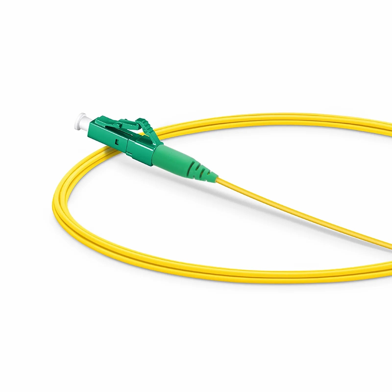 SFPS 2m (7ft) Fiber Patch Cable, 1 Fiber, LC APC Simplex to LC APC Simplex, Single Mode (OS2), Riser (OFNR), 1.2mm, Tight-Buffered, Yellow