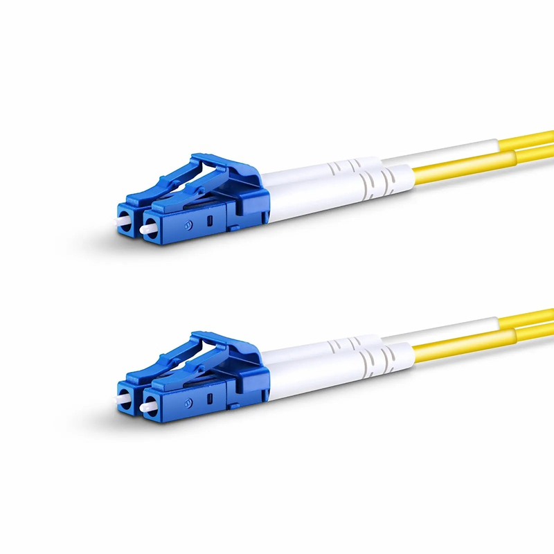 SFPS 5m (16ft) Fiber Patch Cable, 2 Fibers, LC UPC Duplex to LC UPC Duplex, Single Mode (OS2), Plenum (OFNP), 1.6mm, Tight-Buffered, Yellow