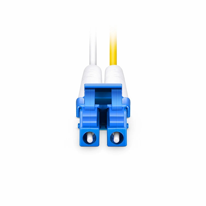 SFPS 2m (7ft) Fiber Patch Cable, 2 Fibers, LC UPC Duplex to LC UPC Duplex, Single Mode (OS2), Plenum (OFNP), 1.6mm, Tight-Buffered, Yellow