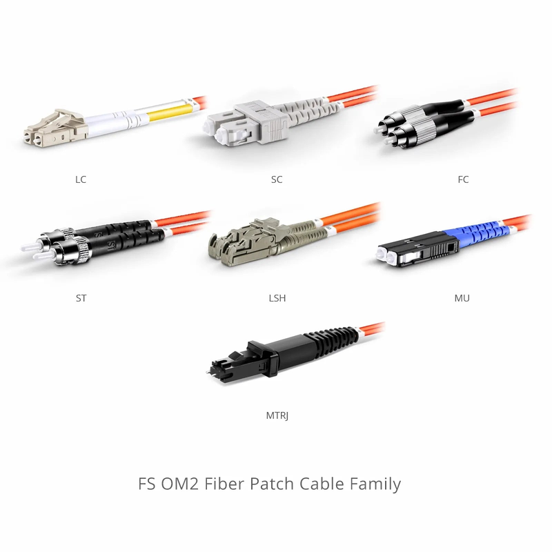 SFPS 1m (3ft) Fiber Patch Cable, 2 Fibers, LC UPC Duplex to LC UPC Duplex, Multimode (OM2), Riser (OFNR), 2.0mm, Tight-Buffered, Orange