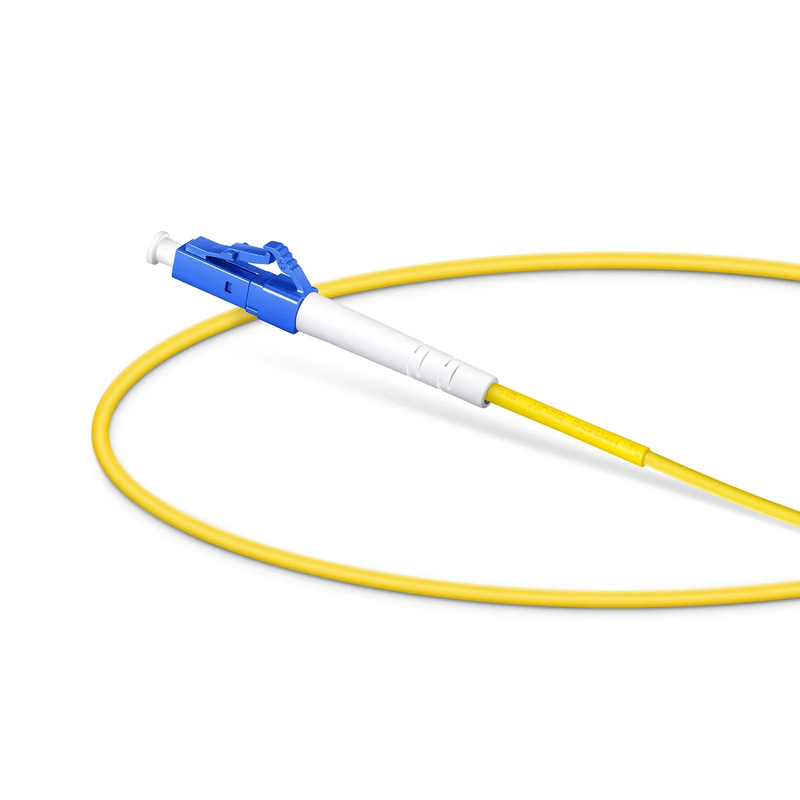 SFPS 0.5m (1.6ft) Fiber Patch Cable, 1 Fiber, LC UPC Simplex to SC APC Simplex, Single Mode (OS2), Riser (OFNR), 2.0mm, Tight-Buffered, Yellow