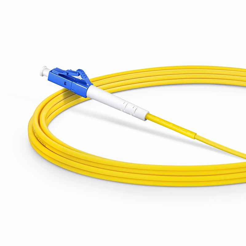 SFPS 3m (10ft) Fiber Patch Cable, 1 Fiber, LC UPC Simplex to SC APC Simplex, Single Mode (OS2), Riser (OFNR), 2.0mm, Tight-Buffered, Yellow, 10 Pcs/Pack