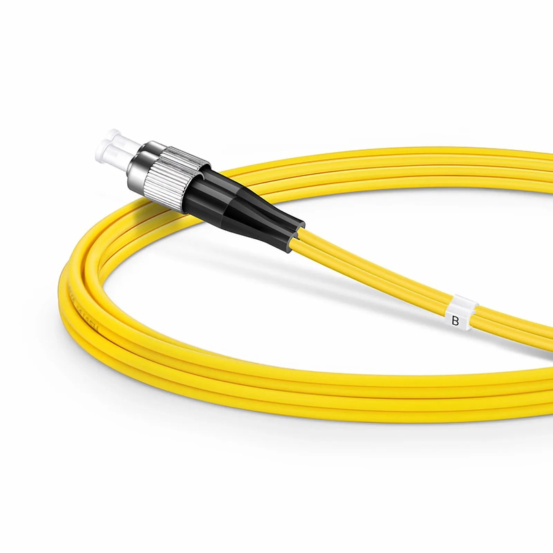 SFPS 2m (7ft) Fiber Patch Cable, 2 Fibers, LC UPC Duplex to FC UPC, Single Mode (OS2), Riser (OFNR), 2.0mm, Tight-Buffered, Yellow