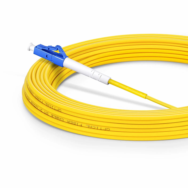 SFPS 10m (33ft) Fiber Patch Cable, 1 Fiber, LC UPC Simplex to SC UPC Simplex, Single Mode (OS2), Riser (OFNR), 2.0mm, Tight-Buffered, Yellow