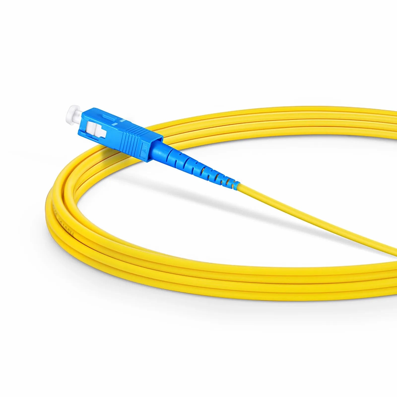 SFPS 3m (10ft) Fiber Patch Cable, 1 Fiber, LC UPC Simplex to SC UPC Simplex, Single Mode (OS2), Riser (OFNR), 2.0mm, Tight-Buffered, Yellow