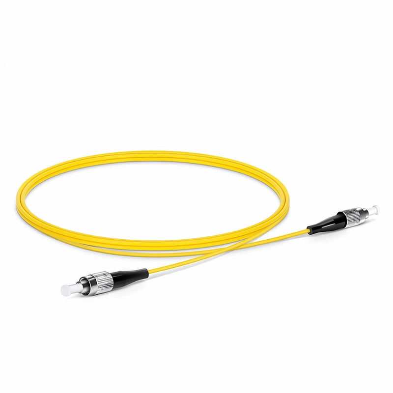 SFPS 1m (3ft) Fiber Patch Cable, 1 Fiber, FC UPC Simplex to FC UPC Simplex, Single Mode (OS2), Riser (OFNR), 2.0mm, Tight-Buffered, Yellow