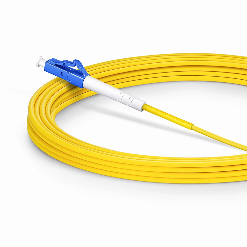 SFPS 5m (16ft) Fiber Patch Cable, 1 Fiber, LC UPC Simplex to SC UPC Simplex, Single Mode (OS2), Riser (OFNR), 2.0mm, Tight-Buffered, Yellow