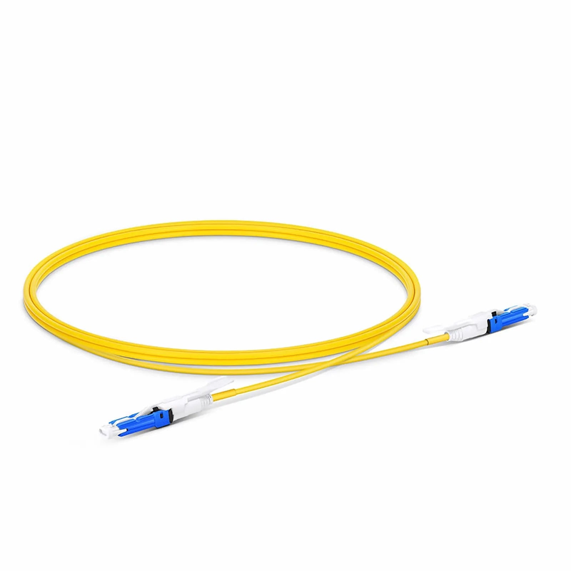 SFPS 1m (3ft) Fiber Patch Cable, 2 Fibers, CSA UPC Duplex to CSA UPC Duplex Uniboot, Single Mode (OS2), Riser (OFNR), 2.0mm, Yellow, for 200/400G Network Connection