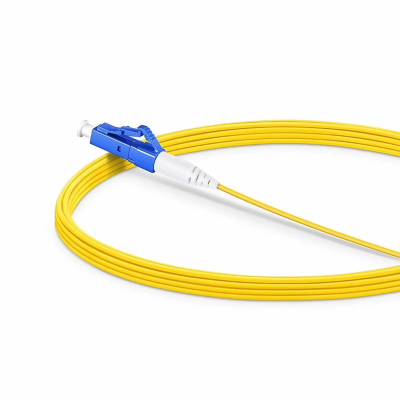 SFPS 5m (16ft) Fiber Patch Cable, 1 Fiber, LC UPC Simplex to SC UPC Simplex, Single Mode (OS2), Riser (OFNR), 1.2mm, Tight-Buffered, Yellow