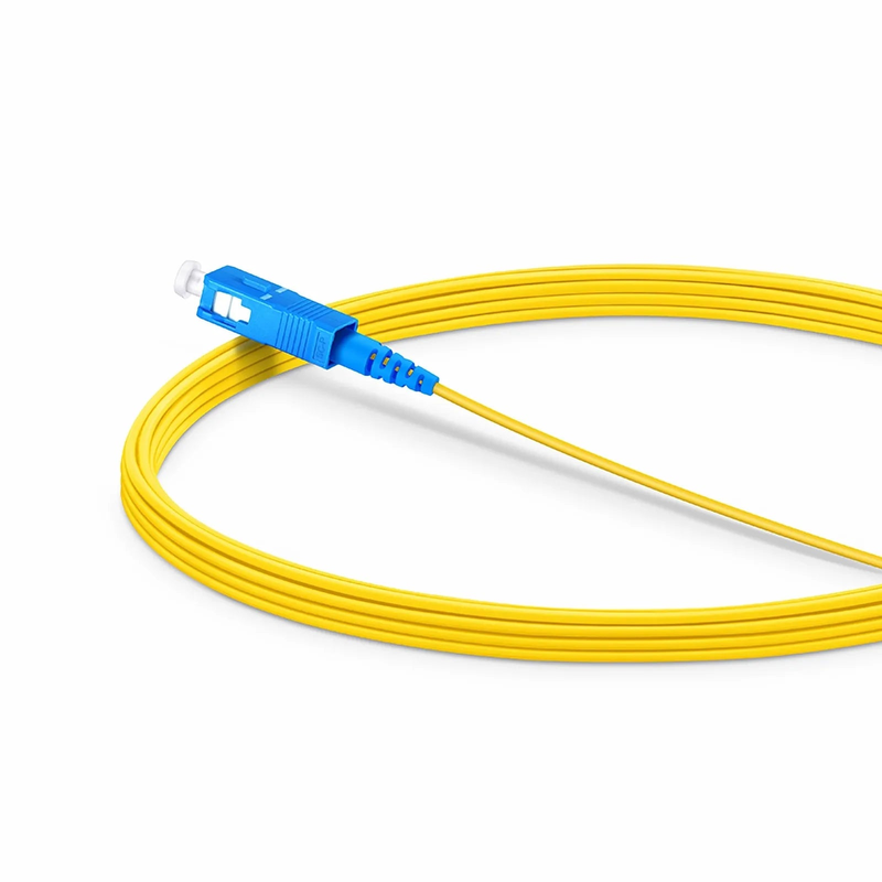 SFPS 5m (16ft) Fiber Patch Cable, 1 Fiber, LC UPC Simplex to SC UPC Simplex, Single Mode (OS2), Riser (OFNR), 1.2mm, Tight-Buffered, Yellow