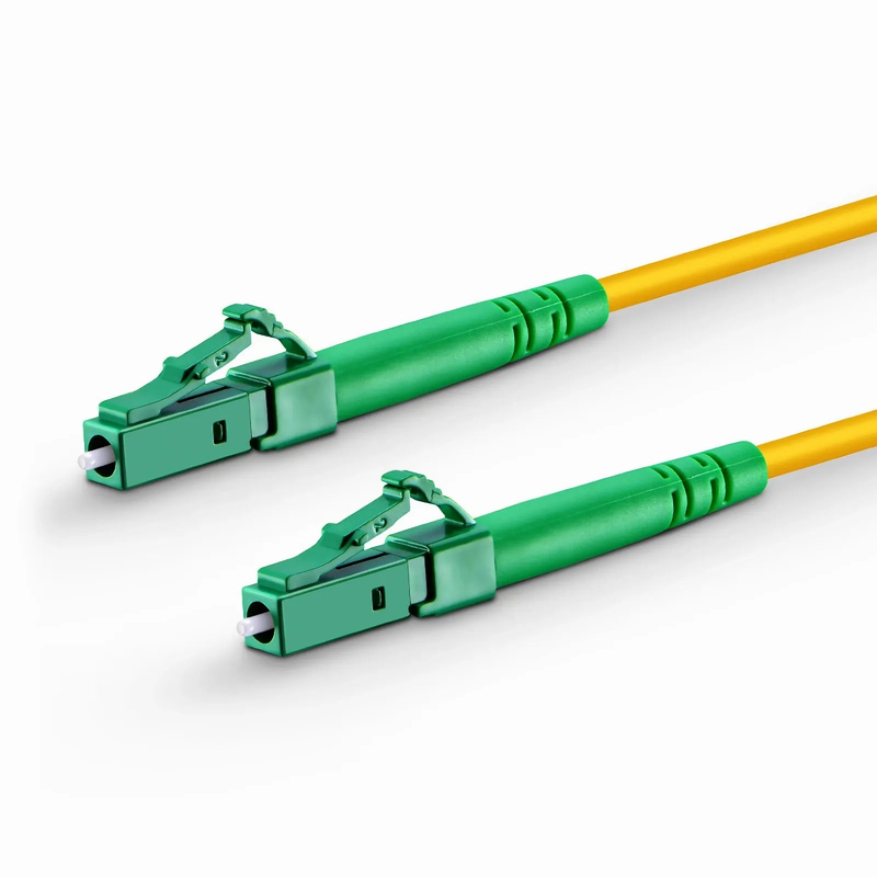 SFPS 3m (10ft) Fiber Patch Cable, 1 Fiber, LC APC Simplex to LC APC Simplex, Single Mode (OS2), Riser (OFNR), 2.0mm, Tight-Buffered, Yellow