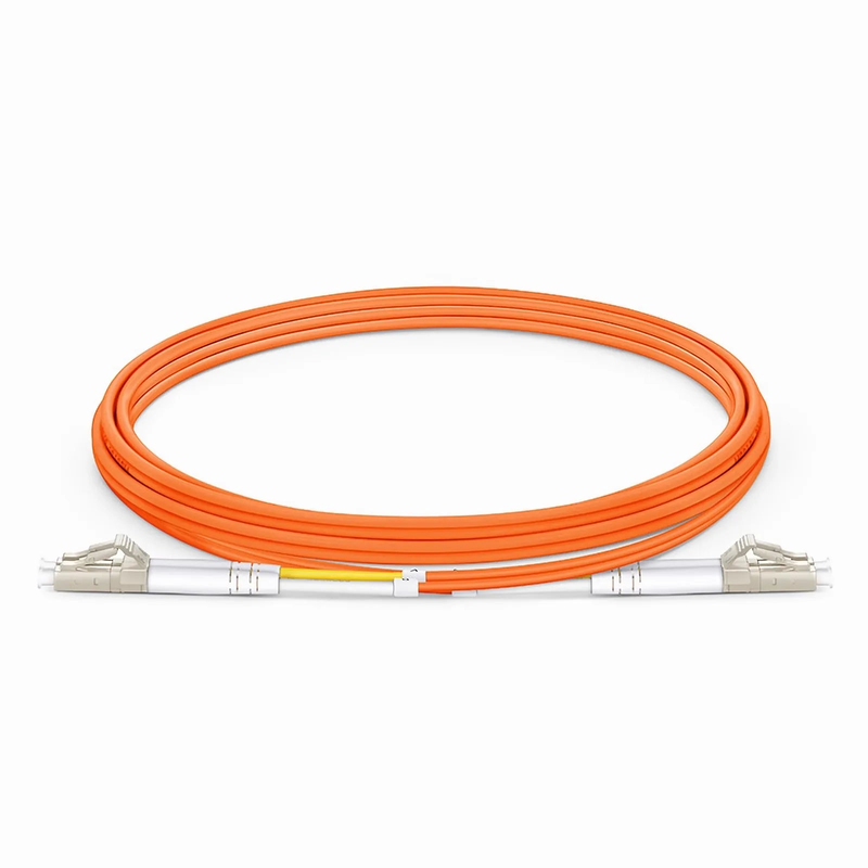 SFPS 2m (7ft) Fiber Patch Cable, 2 Fibers, G.651, LC UPC Duplex to LC UPC Duplex, Multimode (OM1), Riser (OFNR), 2.0mm, Tight-Buffered, Orange