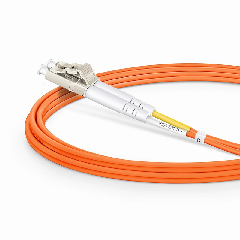 SFPS 2m (7ft) Fiber Patch Cable, 2 Fibers, G.651, LC UPC Duplex to LC UPC Duplex, Multimode (OM1), Riser (OFNR), 2.0mm, Tight-Buffered, Orange