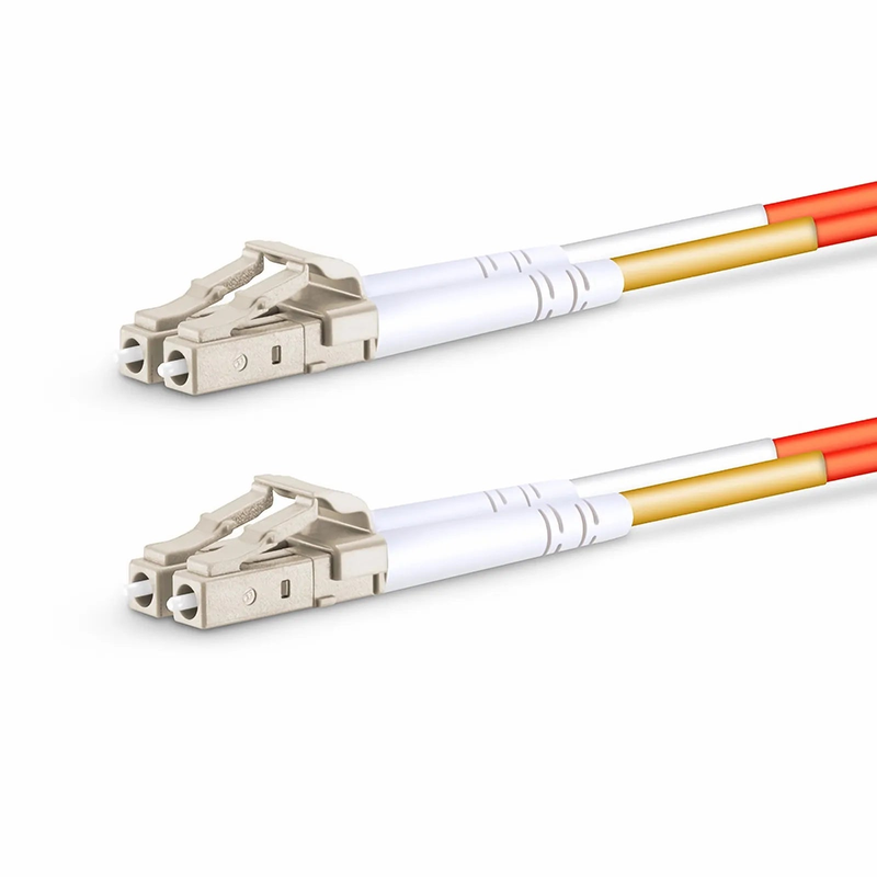 SFPS 2m (7ft) Fiber Patch Cable, 2 Fibers, G.651, LC UPC Duplex to LC UPC Duplex, Multimode (OM1), Riser (OFNR), 2.0mm, Tight-Buffered, Orange