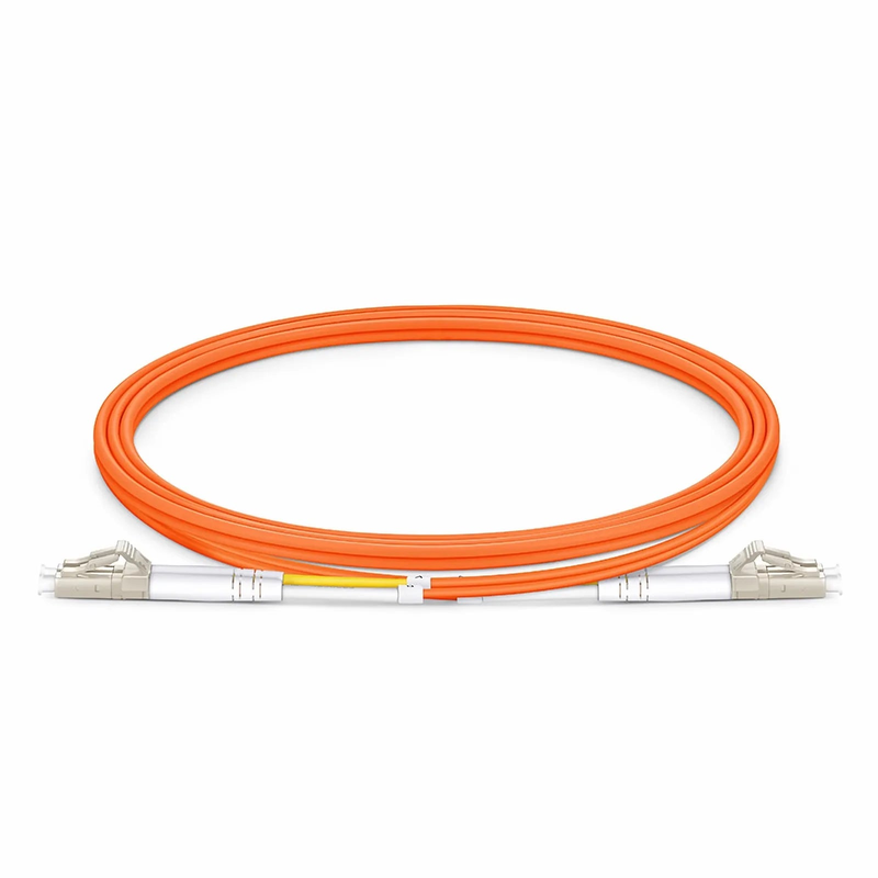 SFPS 1m (3ft) Fiber Patch Cable, 2 Fibers, G.651, LC UPC Duplex to LC UPC Duplex, Multimode (OM1), Riser (OFNR), 2.0mm, Tight-Buffered, Orange