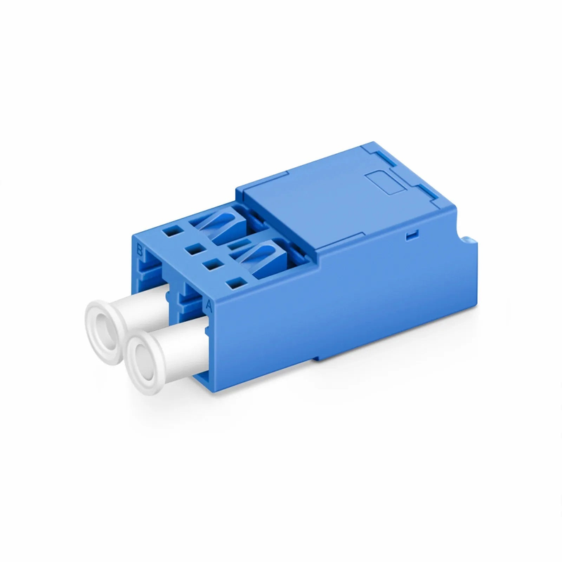SFPS LC/UPC to LC/UPC Duplex OS2 Single Mode Shuttered Fiber Optic Adapter/Coupler without Flange