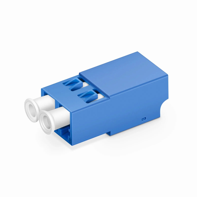 SFPS LC/UPC to LC/UPC Duplex OS2 Single Mode Shuttered Fiber Optic Adapter/Coupler without Flange
