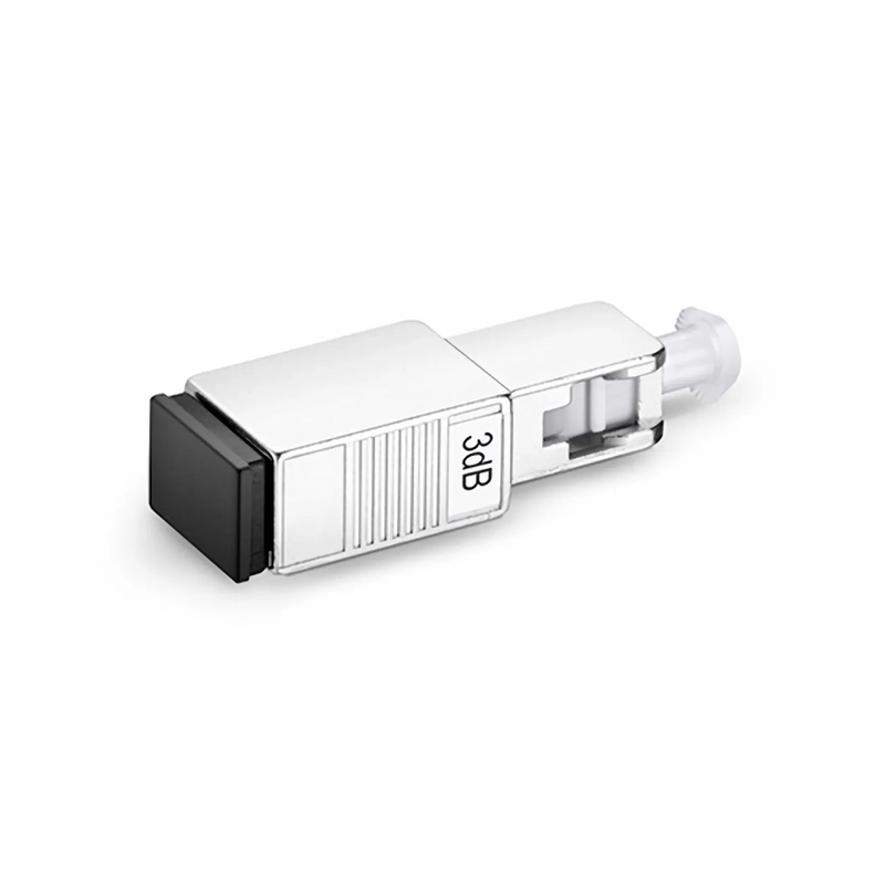 SFPS SC/UPC Singlemode Fixed Fiber Optic Attenuator, Male-Female, 3dB (10pcs/Pack)