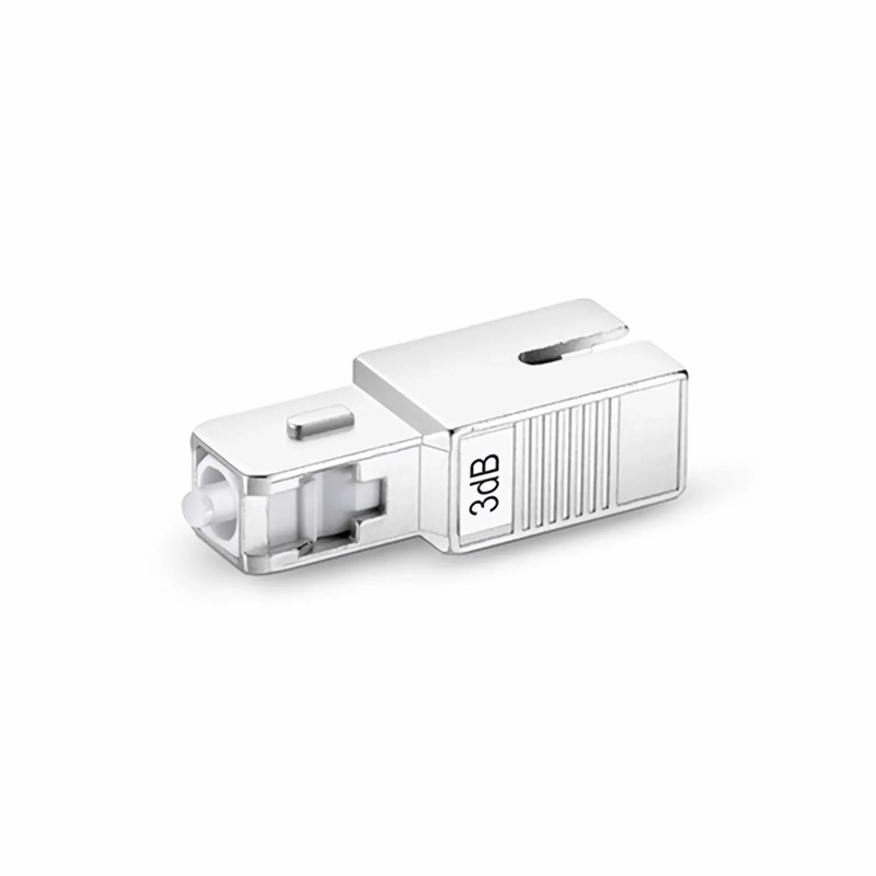 SFPS SC/UPC Singlemode Fixed Fiber Optic Attenuator, Male-Female, 3dB (10pcs/Pack)