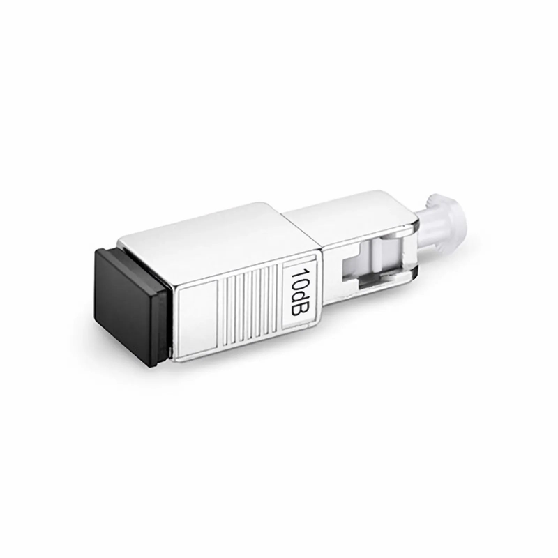 SFPS SC/UPC Singlemode Fixed Fiber Optic Attenuator, Male-Female, 10dB (10pcs/Pack)