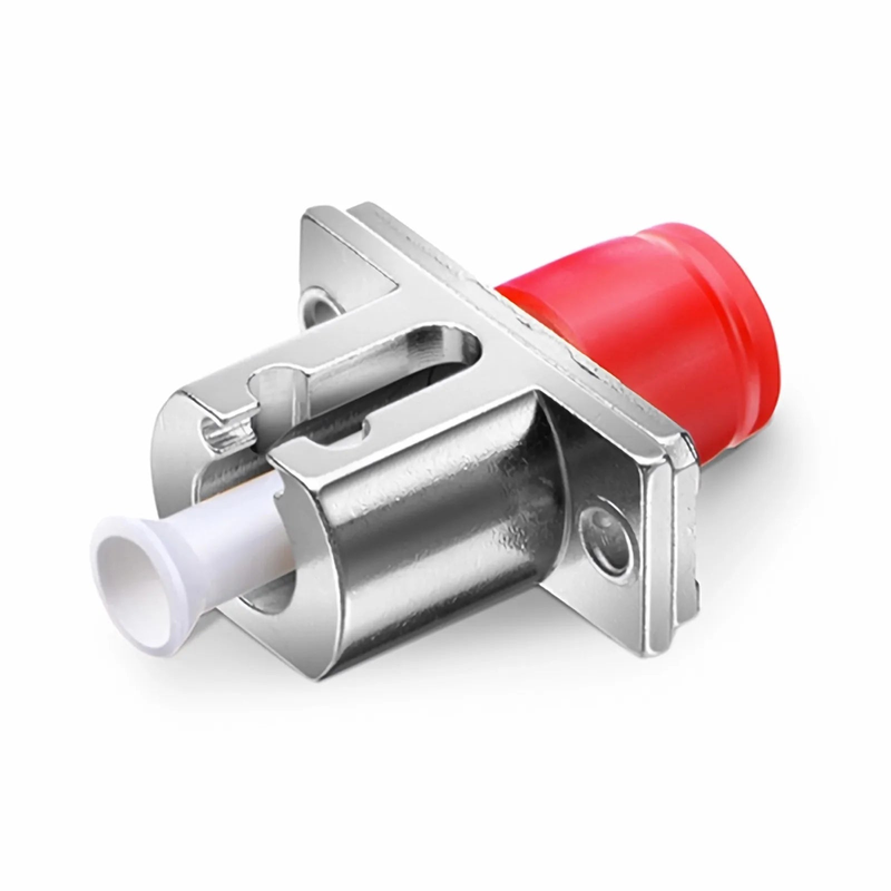SFPS FC/UPC Female to LC/UPC Female Hybrid Simplex Single Mode/Multimode Metal Fiber Optic Adapter/Coupler with Flange