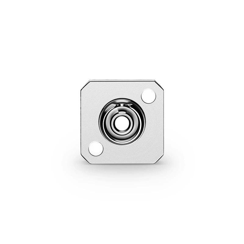 SFPS FC/UPC to FC/UPC Simplex Single Mode/Multimode Square Solid Type One Piece Metal Fiber Optic Adapter/Coupler with Flange (10pcs/pack)