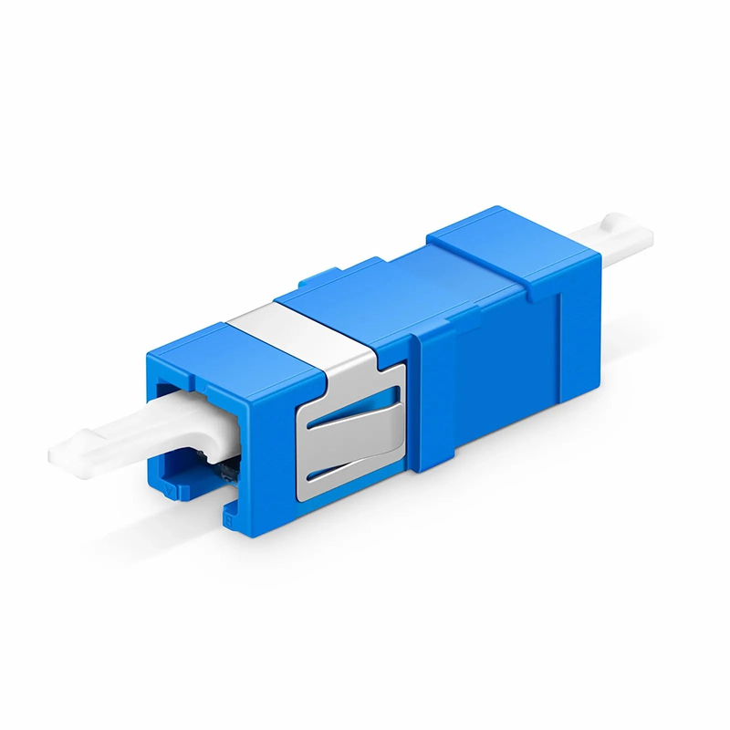 SFPS CSA/UPC to CSA/UPC Single Channel (2F) OS2 Single Mode Plastic Fiber Optic Adapter/Coupler without Flange