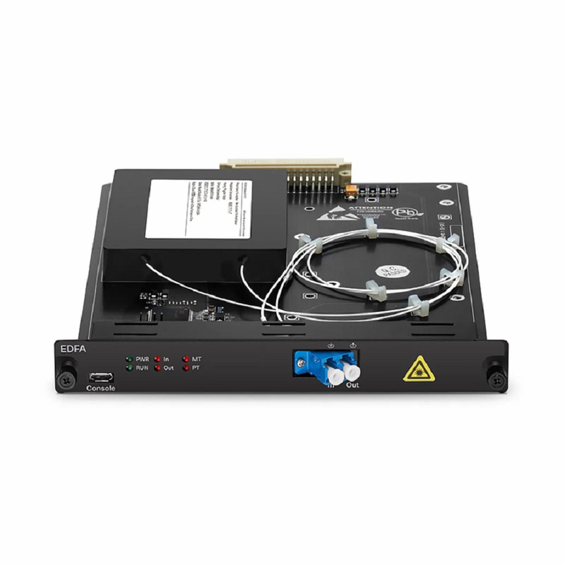 SFPS FMT26PA-51EDFA, 26dB Gain Extended C-band DWDM EDFA Pre-amplifier for FMT Managed Chassis, 20dBm Output