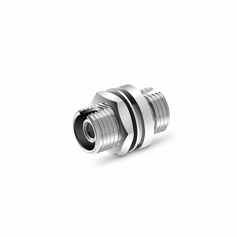 SFPS FC/APC to FC/APC Simplex OS2 Single Mode Metal Small D Fiber Optic Adapter/Coupler without Flange (10pcs/pack)