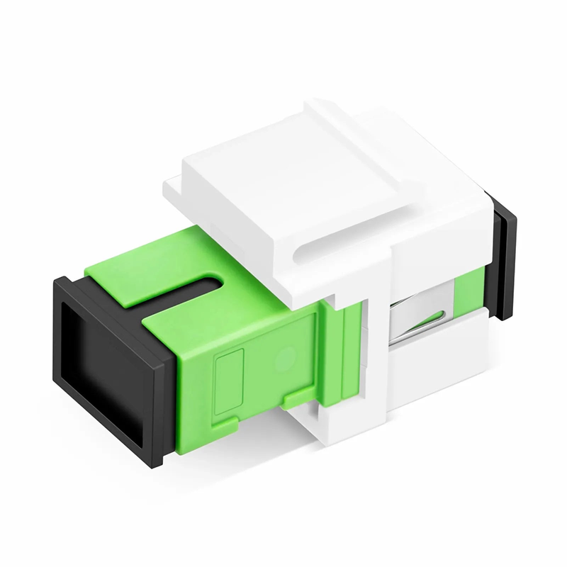 SFPS SC/APC to SC/APC Simplex Single Mode Fiber Keystone Jack