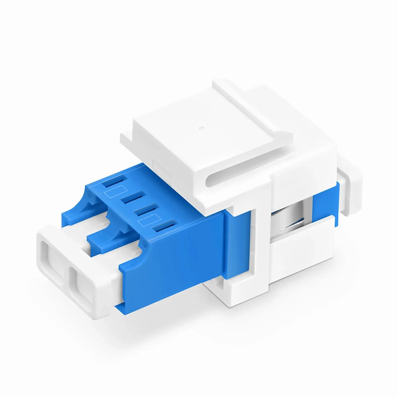 SFPS LC/UPC to LC/UPC Duplex Single Mode Fiber Keystone Jack