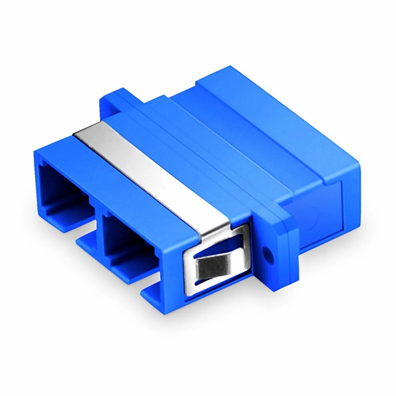 SFPS SC/UPC to SC/UPC Duplex OS2 Single Mode Plastic Fiber Optic Adapter/Coupler with Flange (10pcs/Pack)