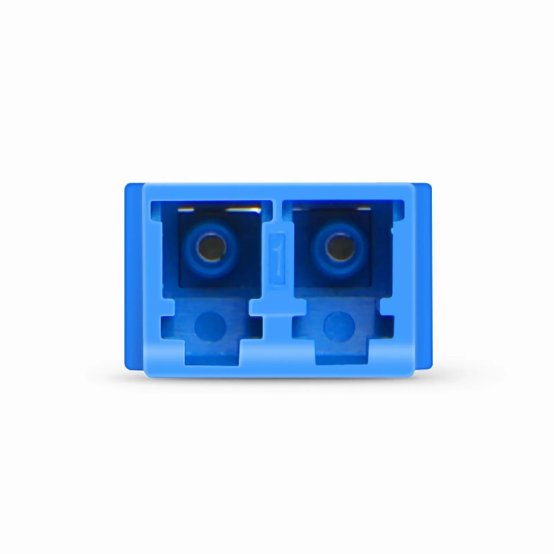 SFPS LC/UPC to LC/UPC Duplex OS2 Single Mode SC Footprint Plastic Fiber Optic Adapter/Coupler without Flange (10pcs/Pack)
