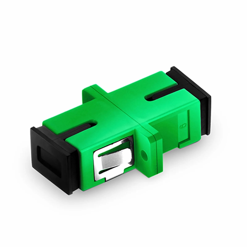 SFPS SC/APC to SC/APC Simplex OS2 Single Mode Fiber Optic Adapter/Coupler with Flange (10pcs/Pack)