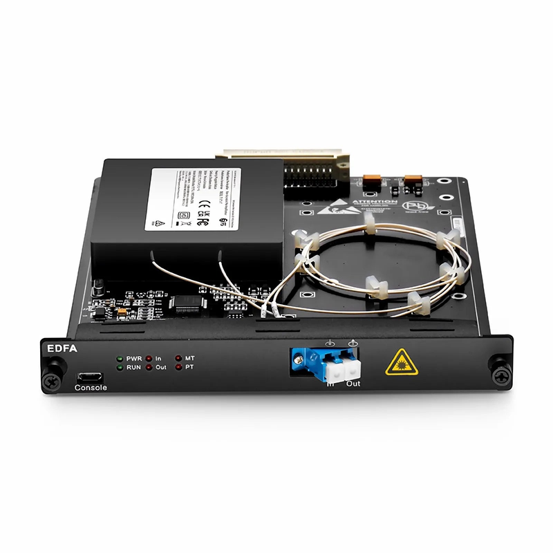 SFPS FMT20PA-EDFA, 20dB Gain C-band DWDM EDFA Pre-Amplifier for FMT Managed Chassis, 13dBm Output